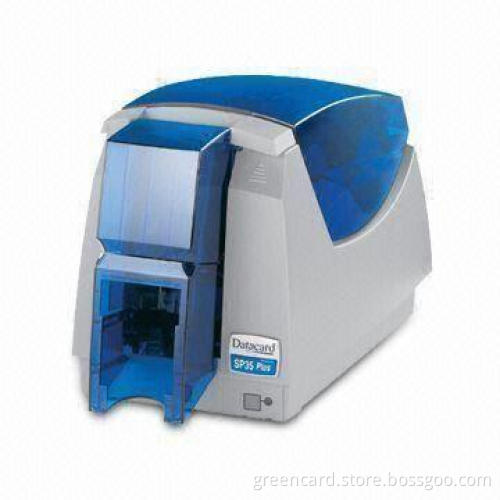 Datacard SP35 Plus Card Printer, Single-Sided Edge-to-Edge Direct Card Printing